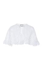 Alexis Bibi Ruffled Cotton-blend Cape