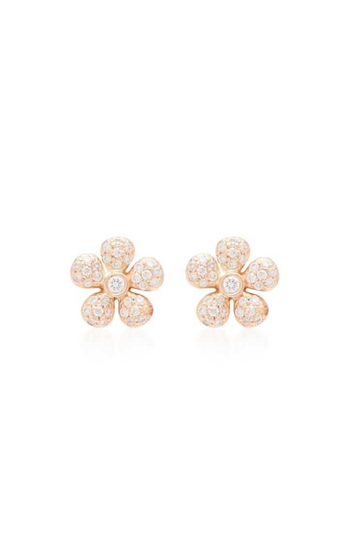 Colette Jewelry 18k Gold And Diamond Earrings