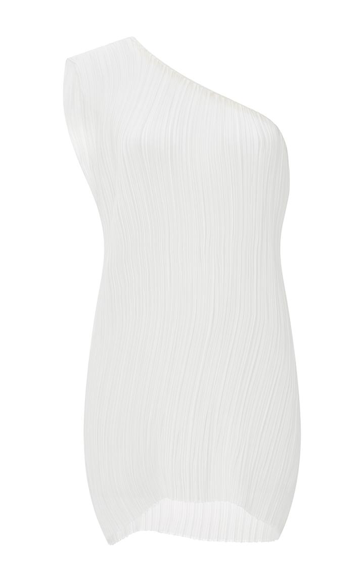 Tome Pleated One Shoulder Top