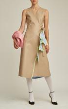 Moda Operandi Y/project Cutout Cady Midi Wrap Dress
