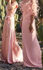 Moda Operandi Monique Lhuillier Crepe Satin Bias Gown