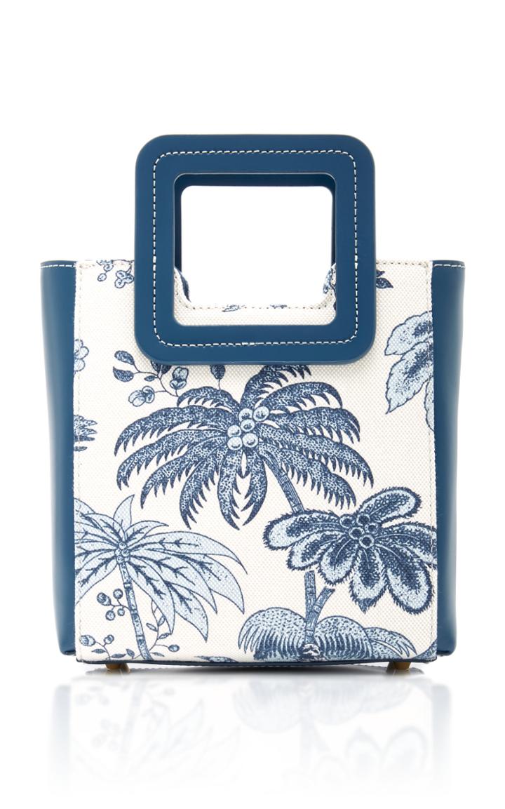 Staud Shirley Mini Printed Canvas Bag