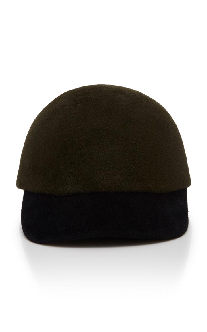 D'estree Fitted Rabbit Felt Baseball Cap