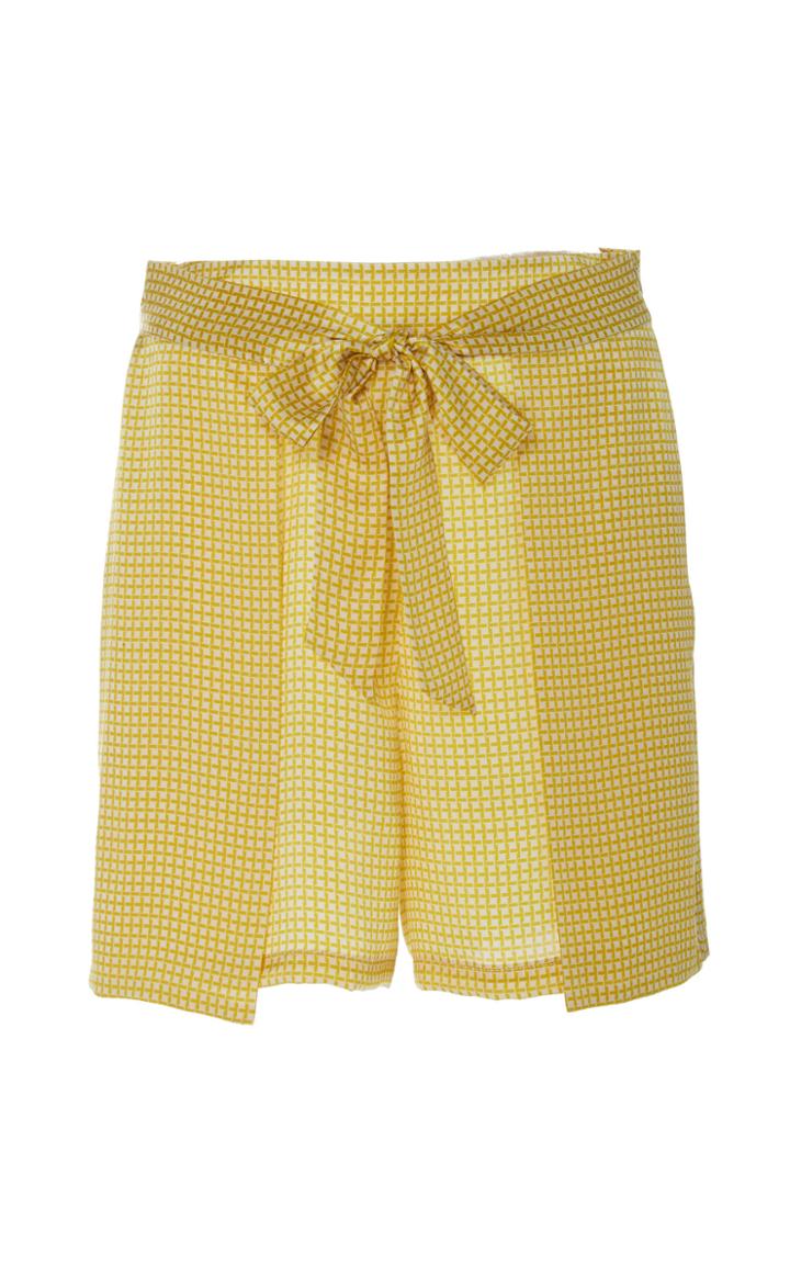 Marei 1998 Agania Silk Wrap Shorts