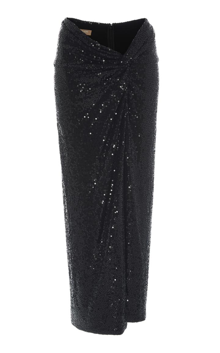 Michael Kors Collection Paillette Sarong Skirt