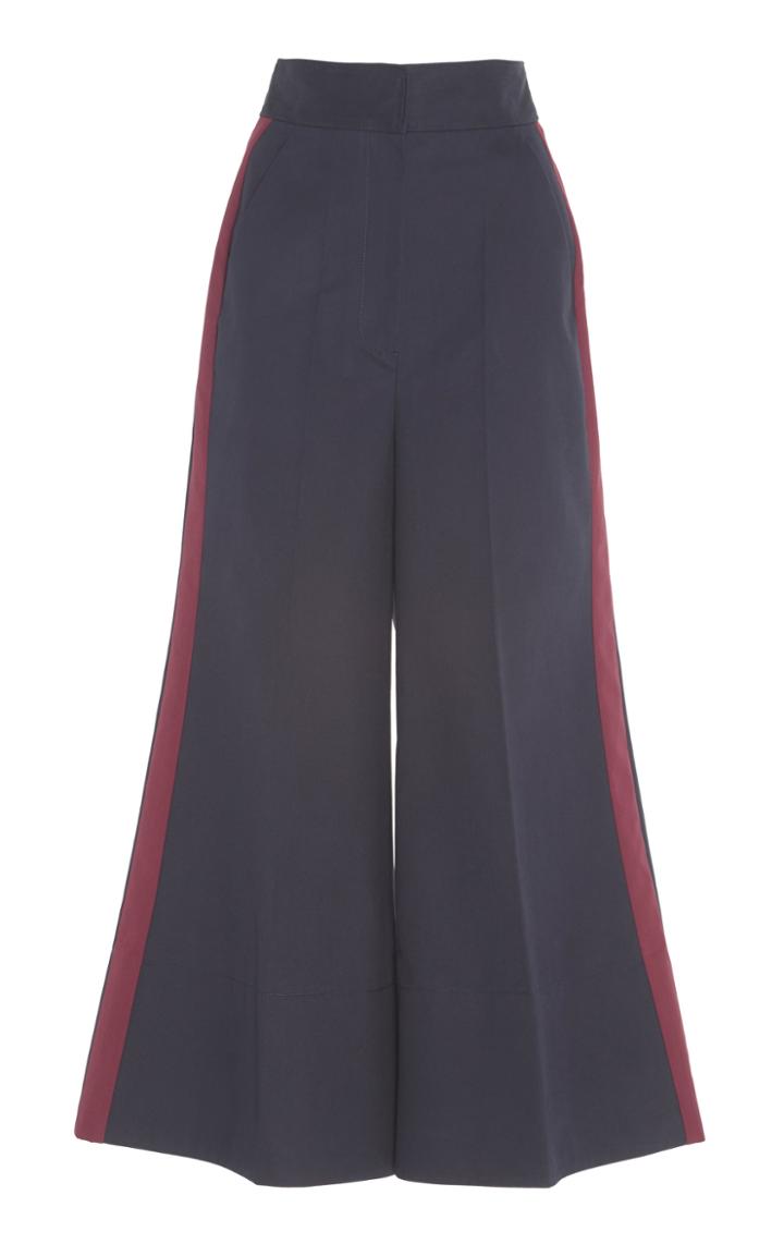 Roksanda Hasani Wide-leg Cotton Trousers