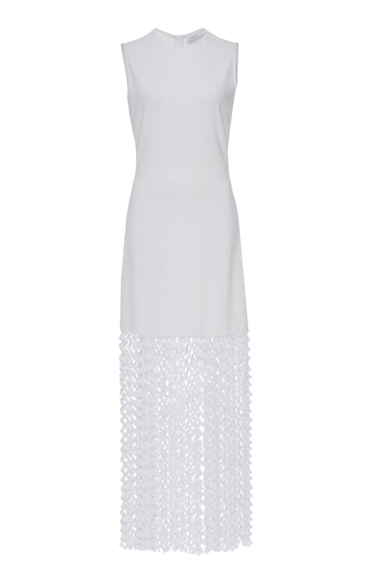 Rosetta Getty Spiral Fringe Dress
