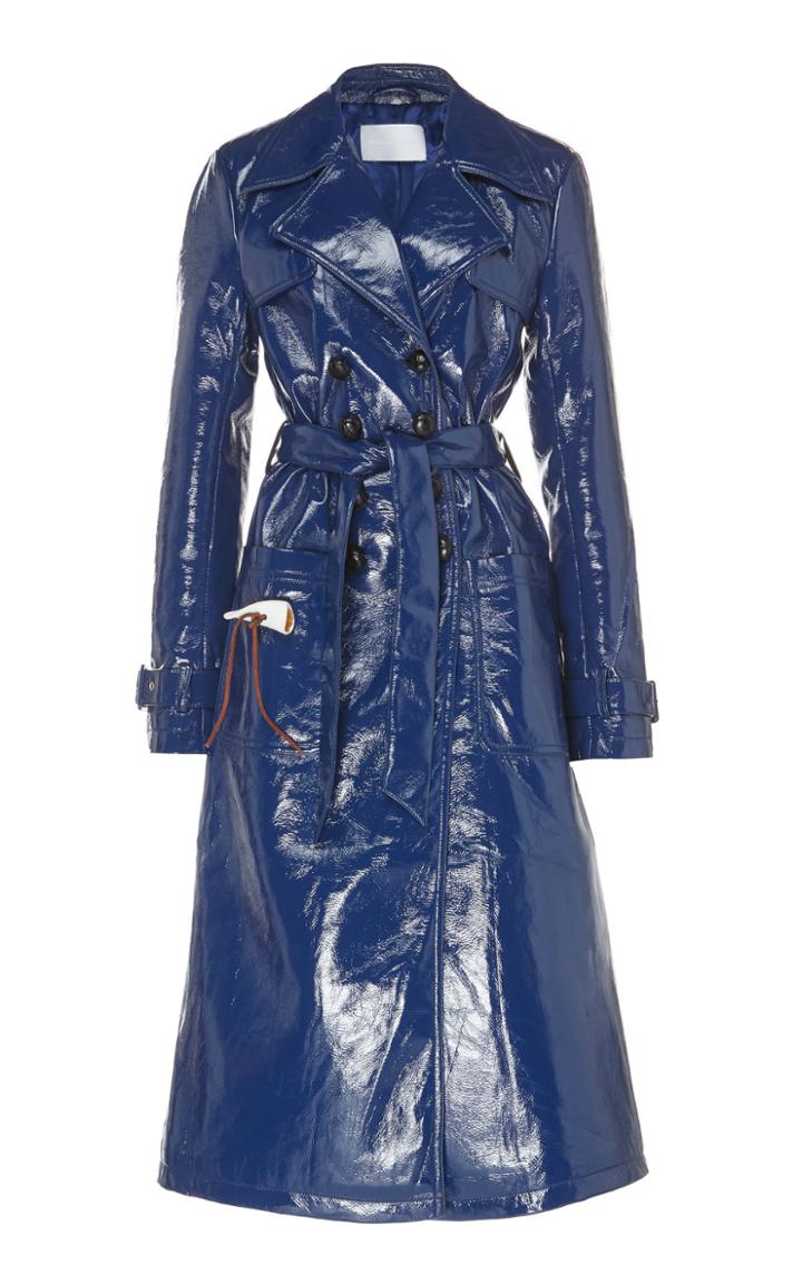 Peet Dullaert Vinyl-leather Trench Coat