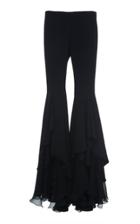Versace Flared Chiffon Pants