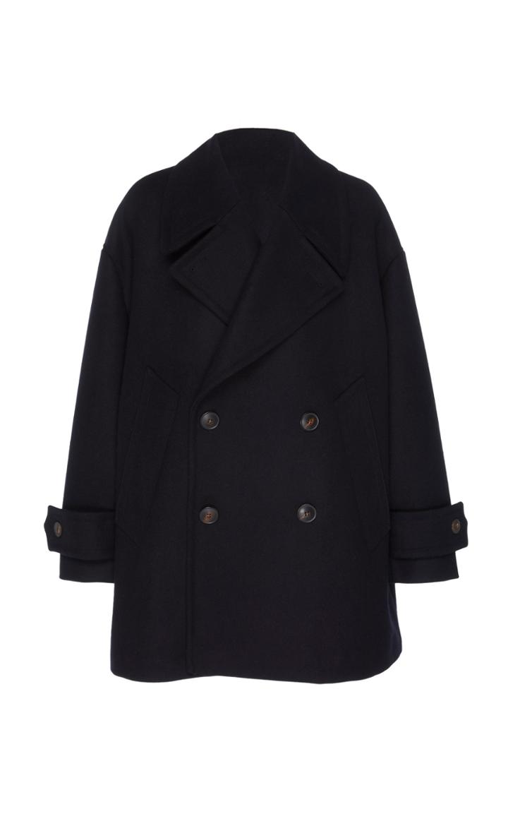 Ami Oversize Peacoat