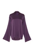 Marei 1998 Heliconia Satin Bow Tie Top