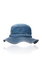 Ganni Washed Denim Bucket Hat
