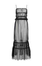Moda Operandi Lein Hannah's Flocked Lace Dotted Top And Skirt