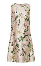Dolce & Gabbana Floral-print Silk-satin Mini Dress
