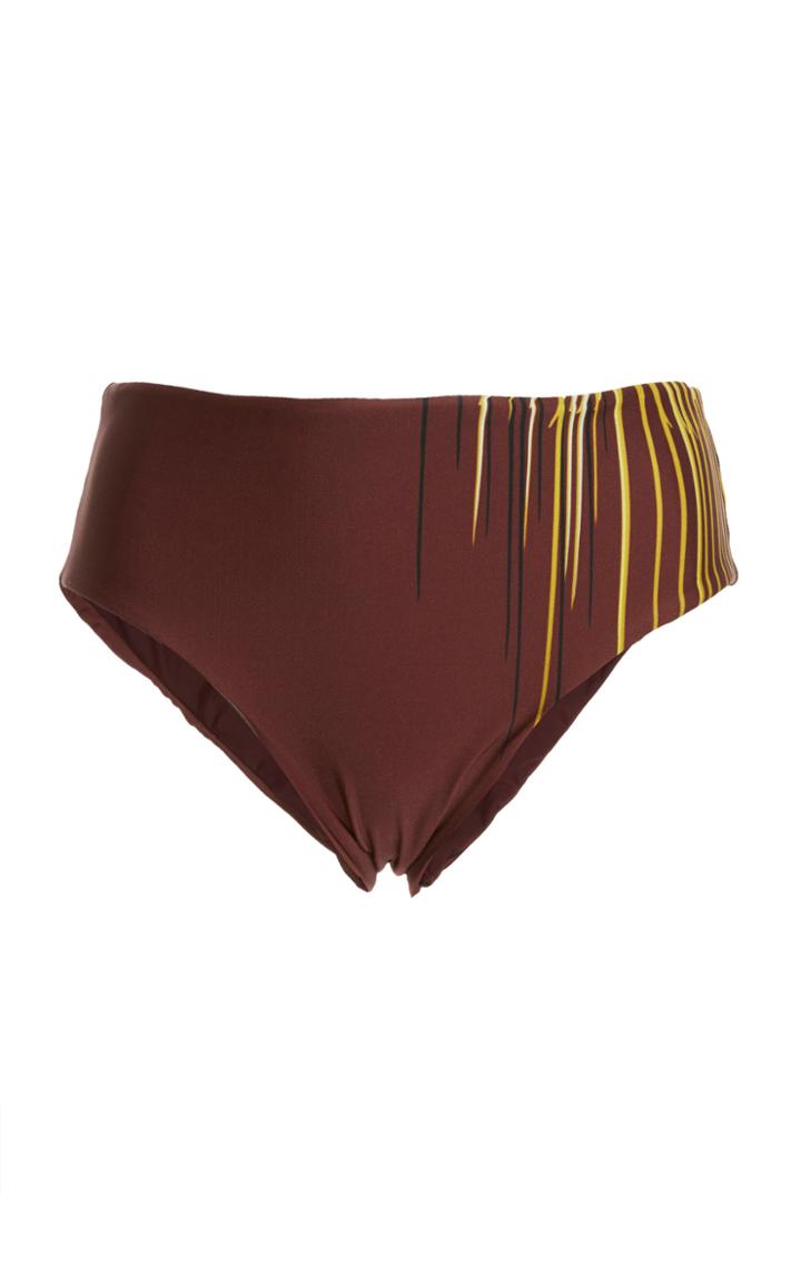 Lenny Niemeyer High Rise Printed Bikini Bottom