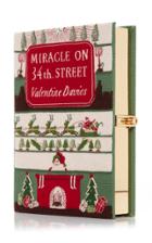 Olympia Le-tan Miracle On 34th Street Appliqud Embroidered Canvas Clutch