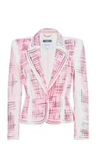Moschino Tailored Cotton And Linen Jacket