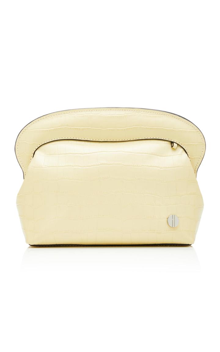 Hayward Croc-effect Leather Clutch