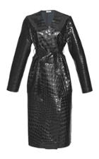 Attico Marla Embossed Leather Trench