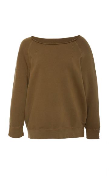 Nl Collection Luka Cotton Scoop Neck Sweatshirt