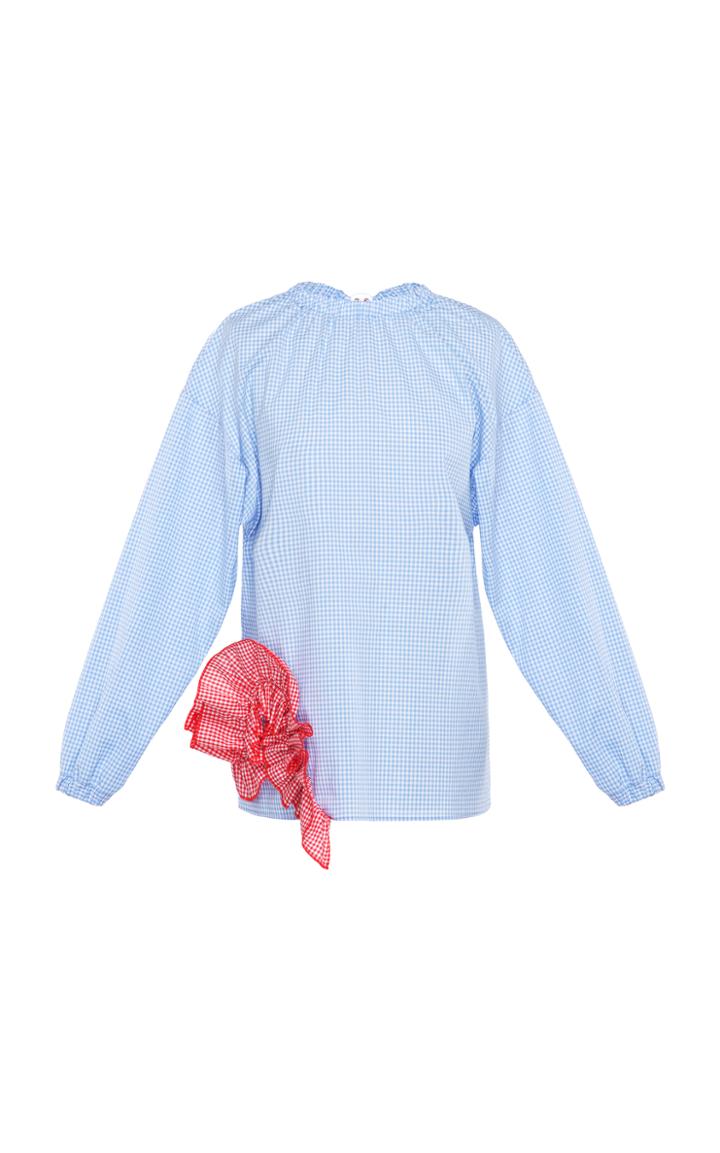 Marianna Senchina Ruffle Long Sleeve Top