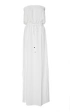 Goen.j Strapless Side Lace Trimmed Dress