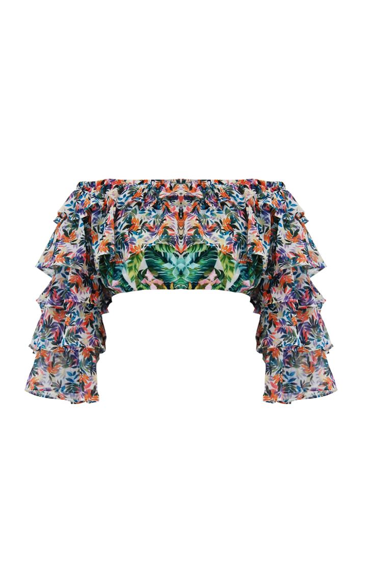 All Things Mochi Samara Off The Shoulder Printed Top