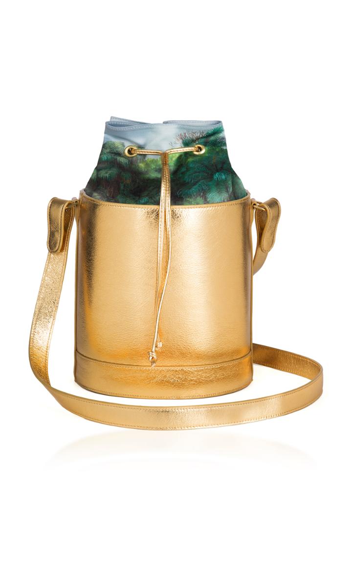 Montunas Metallic Bucket Bag
