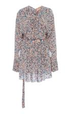 Moda Operandi N21 Floral-print Belted Cotton Dress Size: 38