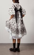 Moda Operandi Simone Rocha Ruffled Cotton Shirt Dress