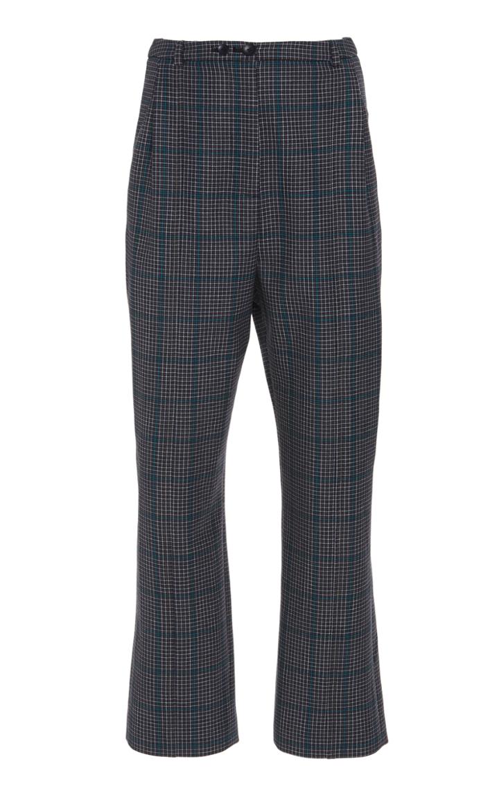 Jonathan Simkhai Glen Wool Buckled Trouser