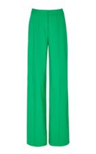 Adam Lippes Pintuck Wide Leg Trousers