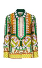 La Doublej Printed Cotton Button Down Shirt
