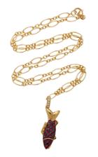 Khai Khai 18k Gold Diamonds And Rubies Charm