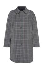 Lanvin Reversible Checked Cotton-blend Trench Coat