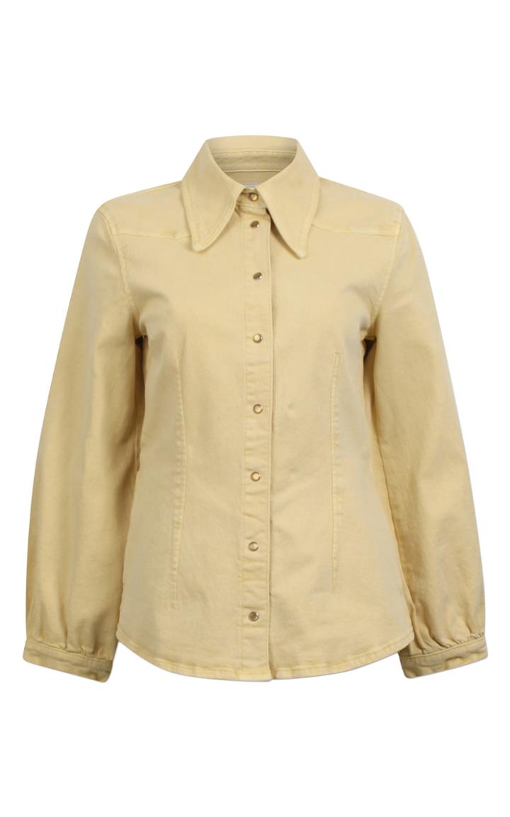 Baum Und Pferdgarten Bonny Point Collar Denim Top