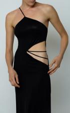 Moda Operandi Kalmanovich Strappy Black Dress