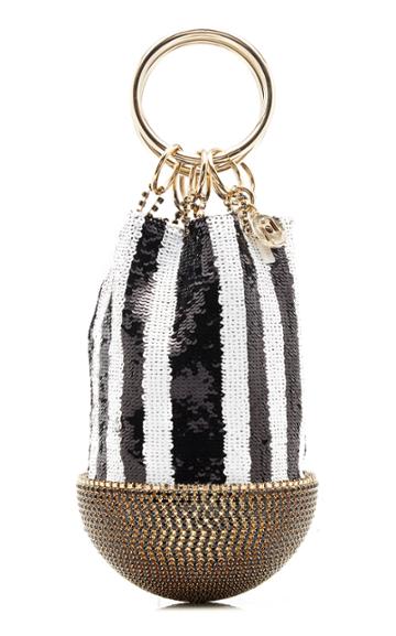 Silvia Tcherassi X Rosantica Atacama Striped Sequin Bag