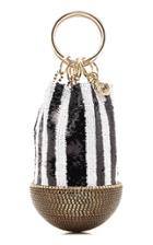 Silvia Tcherassi X Rosantica Atacama Striped Sequin Bag