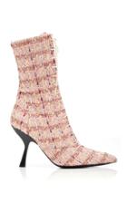 Brock Collection Tweed Lace Up Booties