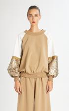 Moda Operandi Max Mara Mirco Colorblocked Shell Top