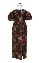 Markarian Exclusive Turner Floral Brocade Dress