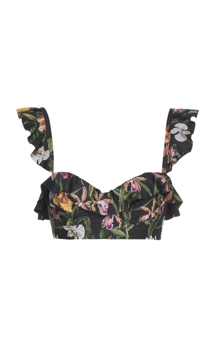 Moda Operandi Agua By Agua Bendita Margot Flore Bikini Top Size: Xs