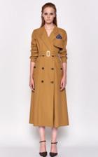 Max Mara Salvo Cotton Trench Coat Dress