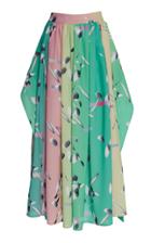 Huishan Zhang Amy Gathered Cady Midi Skirt