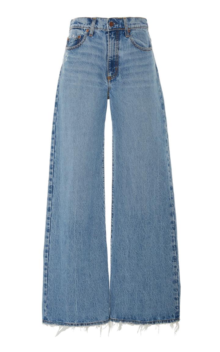 Nobody Denim Skylar High-rise Wide-leg Jeans
