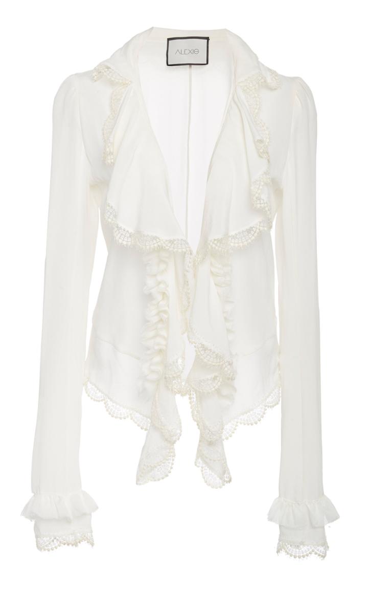 Alexis Phineas Ruffled Silk Top