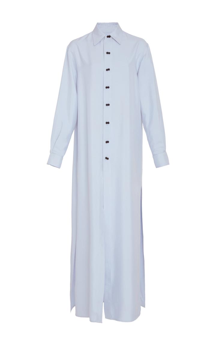 Rebecca De Ravenel The Ming Shirt In Pale Blue