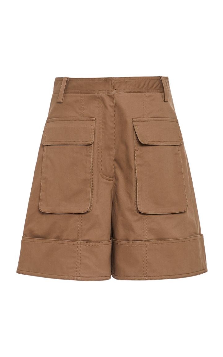 Moda Operandi Tibi Myriam Twill Cuffed Cargo Short Size: 0