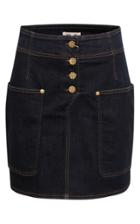 Baum Und Pferdgarten Shannon Button-front Cotton-blend Skirt
